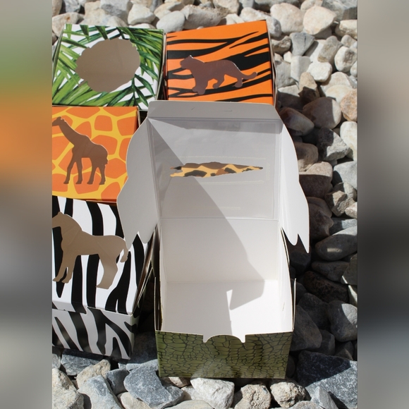 ✨🆕✨ Safari Cardstock Paper Goody Boxes - Picture 8 of 15